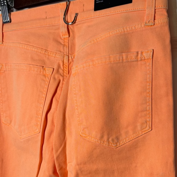 J Brand Maria High Rise Skinny Jeans Orange Size 24 Stretch Denim NWT - Picture 6 of 8